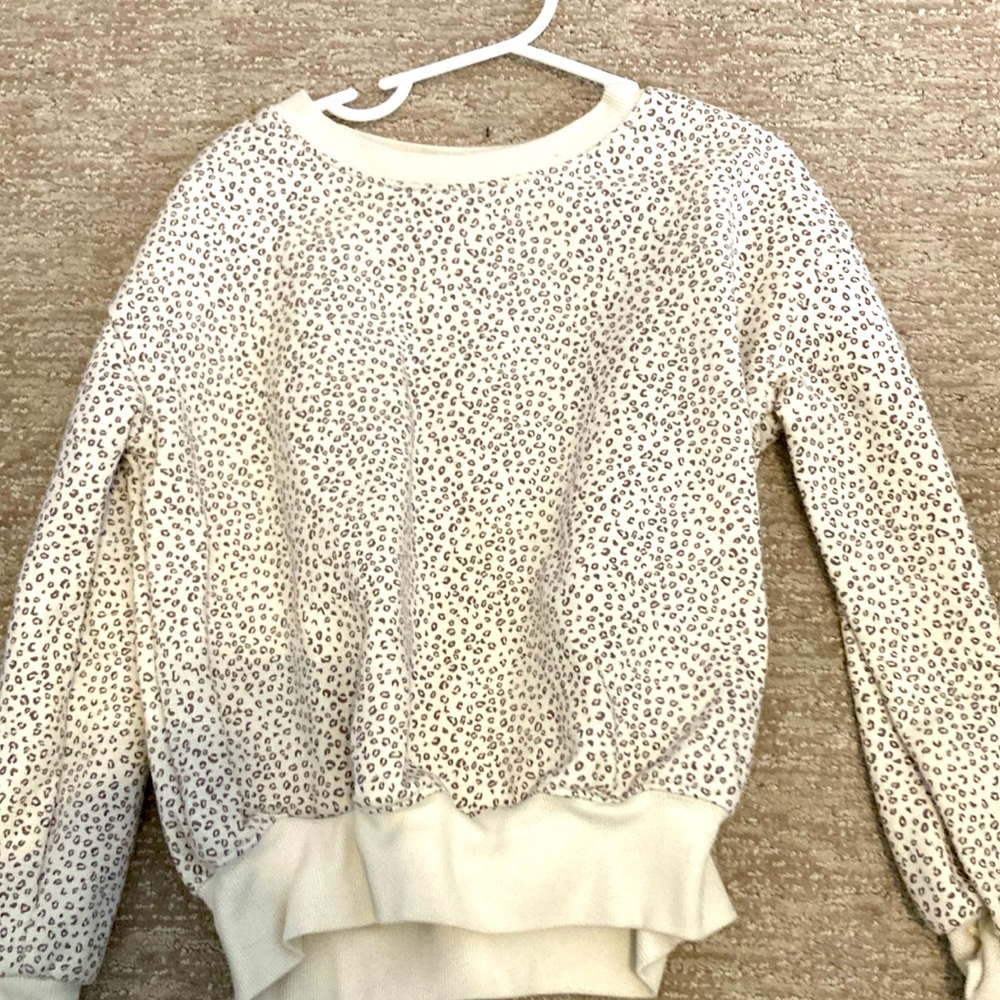 Carters cheetah print top size 10